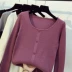 Áo sơ mi cộc tay nữ thu đông 2018 phiên bản Hàn Quốc mới của áo len mỏng lửng dài tay hoang dã trùm đầu đồ công sở nữ Đan Cardigan