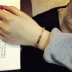 Cặp đôi vòng tay nam hipster cá tính Phiên bản Hàn Quốc của nữ sinh viên đơn giản, vòng tay thép titan hoang dã