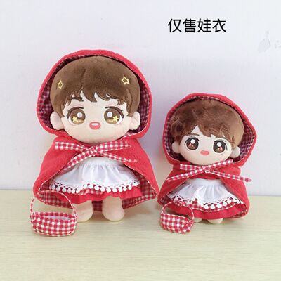 taobao agent Little Red Riding Hood, dress, set, doll, clothing, 20cm, 15cm, South Korea