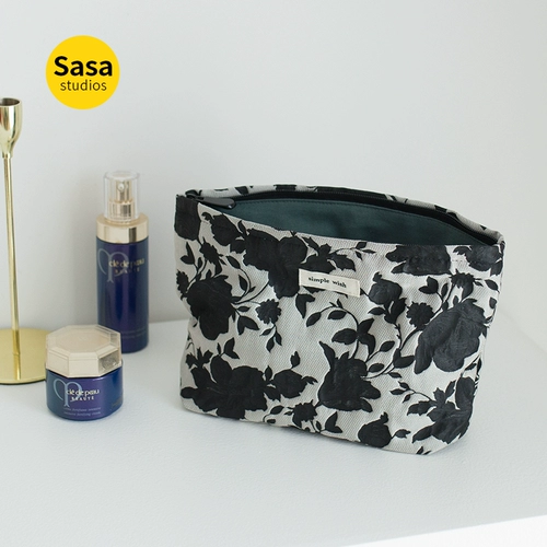 Косметичка с бантиком, портативная сумка для хранения для путешествий, вместительное и большое молочко, изысканный стиль