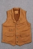 Mùa xuân tình yêu dụng cụ vest vàng gia súc lớp đầu tiên da bạch đàn chính màu vest dầu sáp thực vật da rám nắng retro - Dệt kim Vest áo len nam trung niên Dệt kim Vest