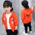 Chàng trai mùa xuân và mùa thu áo 2018 trẻ em mới bé Hàn Quốc phiên bản của áo khoác trùm đầu áo trẻ em dây kéo áo sơ mi thủy triều áo sơ mi voan kiểu hàn quốc Mùa xuân