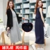 Thai sản dress mùa xuân và mùa hè dress modal cho con bú váy 2018 thời trang Hàn Quốc phiên bản của phụ nữ mang thai váy dài ra cho con bú tops