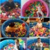 Yingtai inflatable bóng biển hồ bơi bé đồ chơi câu cá pad hồ bơi trẻ em sóng bóng hồ bơi dày bé hồ bơi