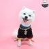 Hài hước mèo chó quần áo mùa hè mỏng Teddy Bomeiying ngắn thú cưng váy con chó con cún mùa thu thẻ thủy triều - Quần áo & phụ kiện thú cưng