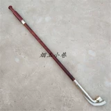 Необыкновенный сухой дымовой мешок традиционный старый модный длиннох сухой дым белый медный сигаретный сигарет сигарет сигарет