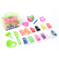 Đất sét màu 3D 24 màu đất sét siêu nhẹ plasticine không độc không gian bùn câu đố tự làm trẻ em mẫu giáo đất sét mềm đồ chơi stem