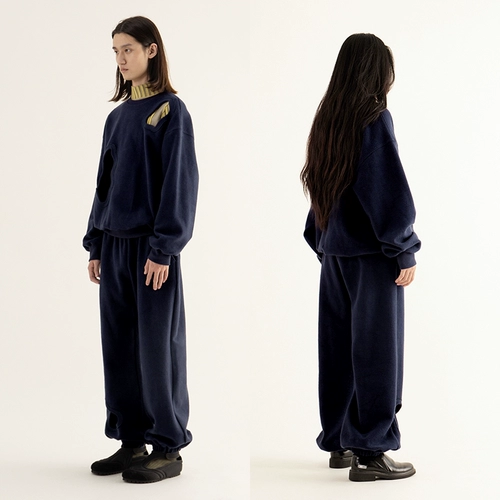 CONP 22aw Bitten Stweater червя -Серри O -Sweaters