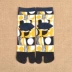 Nhật Bản phong cách ống hai ngón tay vớ hai ngón chân vớ chia ngón chân vớ hai ngón chân vớ nam giới và phụ nữ bằng gỗ vớ vớ chân túi bông vớ flip flops