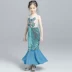 Giáng sinh quần áo bé gái nàng tiên cá catwalk trang phục váy bé trai công chúa váy đuôi cá mùa đông Váy trẻ em