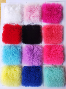 Ilite rabbit fur fur fabric thickened plush fabric long plush white counter display background cloth clothing scarf