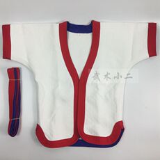 Форма для борьбы 传统摔跤服/红蓝双面 中国式摔跤衣 褡裢跤衣