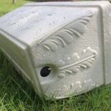 Али длинная квадратная толстая смола выпуклая цветочная горшка Дом Внутренний балкон посадка цветов овощи, мульти -мичные длинные бункеры