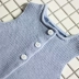Sớm em bé quần áo áo len áo len mùa xuân và mùa thu sinh đôi bé vest vest sơ sinh siêu nhỏ kích thước 3-6 kg quần áo bé gái Áo ghi lê
