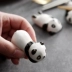 Sáng tạo dễ thương giữ đũa Đũa gốm đũa đũa bộ đồ ăn đặt mô hình Panda cần thiết hàng ngày Đồ ăn tối