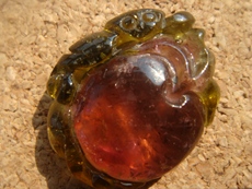 Украшения на шею 天然巴西 西瓜碧玺 红绿电气石吊坠