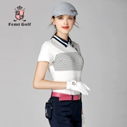 Golf của phụ nữ ngắn tay T-Shirt fg golf thể thao ngoài trời và giải trí ngắn tay ve áo T-Shirt thể thao có thể được tùy chỉnh