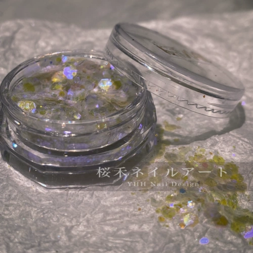 Sakurahei Nail Glitter [Sikong Bells] последовательные поляризованные смешанные пороховые украшения