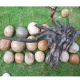 Небольшой булыжник, установленная камни, сад, сад, камень красочный натуральный булыжник