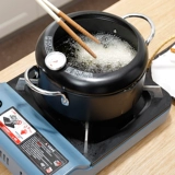 Япония с температурой измерителя газовой жареные горшки дома маленькая жаркая горшочка, экономящая мини -газовая электромагнитная скорта.