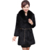 Fox fur collar rabbit fur áo khoác cỏ nữ coat phần dài mẹ mùa thu và mùa đông quần áo Haining fur chống mùa giải phóng mặt bằng khuyến mãi áo da lót lông cừu Faux Fur