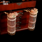 Оригинальное ханьфу, розовый аксессуар для волос для невесты, коллекция 2021, китайский стиль