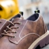 Giày Martin nam thấp để giúp mùa thu Hàn Quốc của mùa đông Anh bình thường giày mùa đông giày da đầu lớn giày dụng cụ retro hoang dã mua giày thể thao Giày thấp