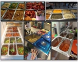 Коммерческая изоляционная корзина кастру для фаст -фуда суп пруд на пару овощной столовая столовая стеклянная капюшон 3/6/8/10 Решеточная метка вертикальная пищевая тележка