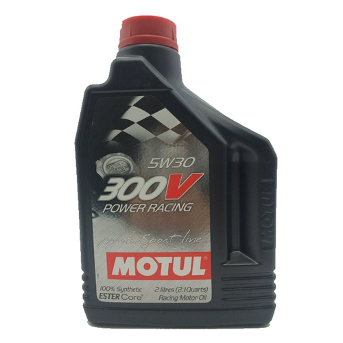 Motul 300V PowerRacing 5W30 Двойной вход Полный синтетический масло 2L подходит для National Six New Edition
