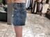 Mùa xuân và hè 2019 mới của phụ nữ Hàn Quốc quần short denim màu xanh - Quần jean quần bò đen nữ Quần jean