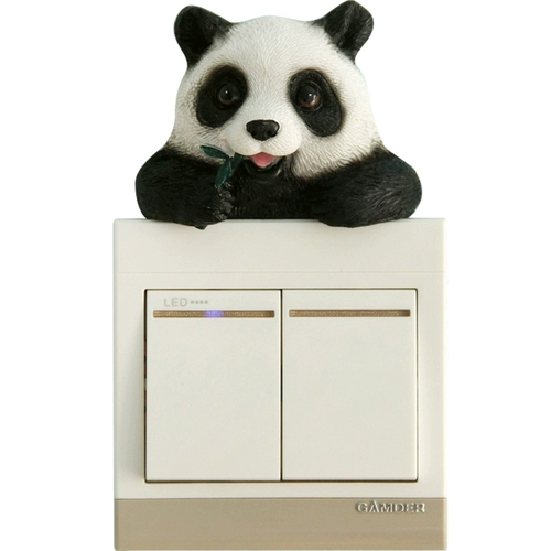 Современный и минималистичный переключатель, высококлассный трехмерный креативный модный защитный чехол на стену, простой и элегантный дизайн