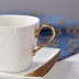 Cúp cà phê vàng Tổ ong gốm Cốc cà phê & Saucer Khách sạn Nhà hàng Câu lạc bộ Cốc cà phê 240ml Chén trà - Cà phê bình pha cafe lạnh cold brew Cà phê