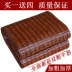 Mahjong mat tre mat carbonized mahjong mat 1.5 m 1.8 m sheets đôi 1.2 m sinh viên tre mat ký túc xá chiếu mây muji Thảm mùa hè