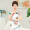 2018 mới mẹ mùa hè ngắn tay T-Shirt trung niên của phụ nữ in ấn lỏng kích thước lớn áo sơ mi quần áo mùa hè