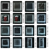 Импортный стеклянный кирпичный кирпичный кирпичный кирпич прозрачный квадратный свет прозрачный распределитель экрана Полово прозрачный цвет сетевой кирпич красной головки кирпич