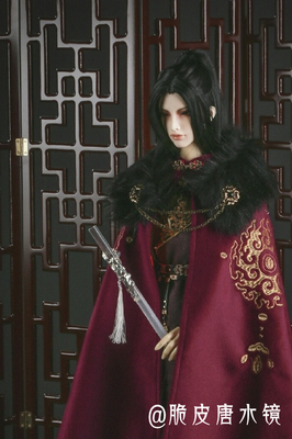 taobao agent Bjd wig [Find ink-long hair version] Black ancient style costume beauty pointed heroine 4 points 3 points Uncle Chang Geng