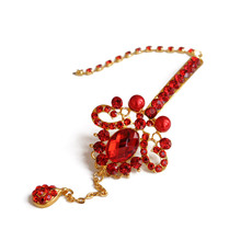 Аксессуары для танца живота 霓莎 新款2021新娘头饰/宝石头饰