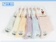 6 đôi vớ cotton nữ mùa thu và mùa đông dày cotton 100% cotton giữa ống sọc thoáng khí Langsha vớ nữ thể thao ngọt ngào - Bít tất nữ