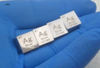 Металлическое серебро отполированное серебро кубики циклическое кубическое кубическое кубическое кубическое серебро ag ≥99,9% андеррайтинг
