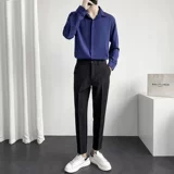 Модный комплект для отдыха, зеленая рубашка, в корейском стиле