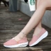 Cao cấp mồ hôi- thấm breathable rocking giày vải giày nữ Hàn Quốc phiên bản của thủy triều giày của phụ nữ dày- có đế thường cổ điển sọc giày giày thể thao nữ 2021 Plimsolls