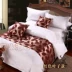 Khách sạn bộ đồ giường khách sạn cao cấp trải giường ba bộ giường đuôi giường cờ giường đuôi pad bảng cờ bán buôn