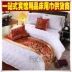 Khách sạn bộ đồ giường khách sạn cao cấp trải giường ba bộ giường đuôi giường cờ giường đuôi pad bảng cờ bán buôn drap giường mát lạnh Trải giường