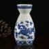 Jingdezhen truyền thống gốm sứ màu xanh và trắng rượu vang rượu vang ly rượu vang trắng chai rượu vang ấm rượu bình rượu làm mát gia đình rượu ấm các loại ly uống rượu whisky Rượu vang