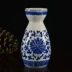 Jingdezhen truyền thống gốm sứ màu xanh và trắng rượu vang rượu vang ly rượu vang trắng chai rượu vang ấm rượu bình rượu làm mát gia đình rượu ấm các loại ly uống rượu whisky Rượu vang