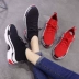 Harajuku Đường chụp cao-top sneakers nữ Hàn Quốc phiên bản của ulzzang hoang dã ins siêu lửa đan vớ đàn hồi giày phụ nữ giày the thao nữ 2021 Giày cao gót