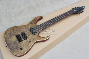 Flyoung DUVELL 7 нить электрогитара Точиджи -опухоль тела принт вставить красное лицо коричневый черный пакет Часть