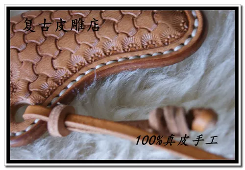 Резная кожаная зажигалка ручной работы, одноразовый чехол, из натуральной кожи