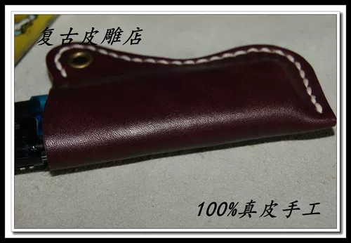 Кожаная зажигалка ручной работы, одноразовый чехол, воловья кожа, из натуральной кожи