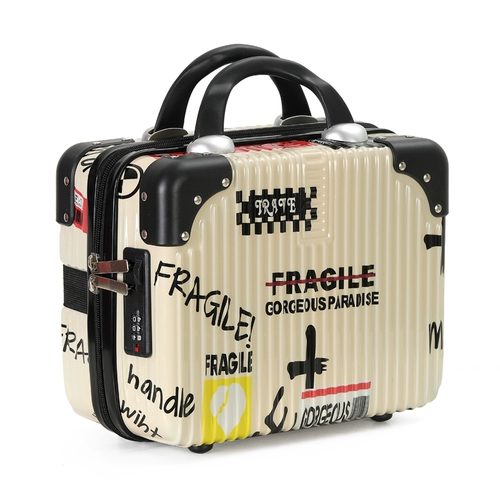 Вместительная и большая окрашенная косметичка для путешествий для ухода за кожей, ящик для хранения, коллекция 2022, 14 дюймов